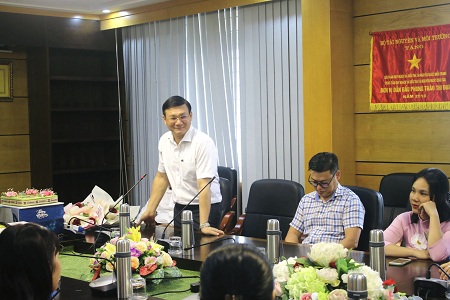 Ông Nguyễn Quang Huy - Bí thư Đảng ủy, Phó Liên đoàn trưởng Phụ trách 