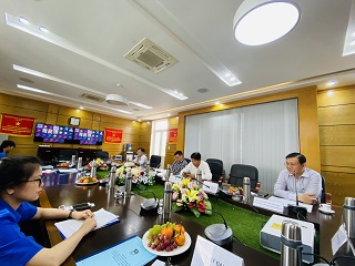 Ông Nguyễn Quang Huy - Bí thư Đảng ủy, Phó Liên đoàn trưởng phụ trách phát biểu  chỉ đạo Đại hội