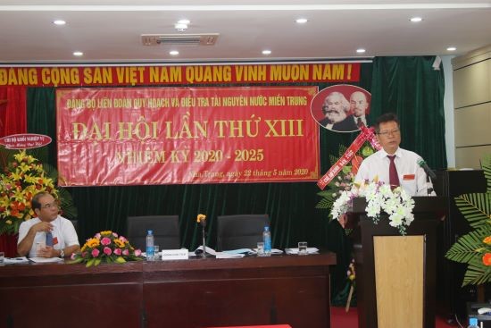 Đại hội Đảng bộ Liên đoàn Quy hoạch và Điều tra tài nguyên nước miền Trung nhiệm kỳ XIII (2020 - 2025)