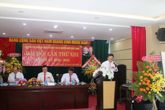 Đại hội Đảng bộ Liên đoàn Quy hoạch và Điều tra tài nguyên nước miền Trung nhiệm kỳ XIII (2020 - 2025)