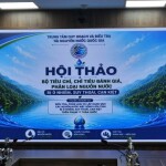 Hội thảo “Bộ tiêu chí, chỉ tiêu đánh giá, phân loại nguồn nước bị ô nhiễm, suy thoái, cạn kiệt” thuộc nhiệm vụ “Điều tra, phân loại và lập danh mục các nguồn nước mặt sông liên tỉnh bị ô nhiễm, suy thoái, cạn kiệt trên phạm vi toàn quốc”