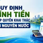 Quy định tính tiền cấp quyền khai thác tài nguyên nước