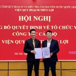 Hội nghị công bố các Quyết định về tổ chức và công tác cán bộ Viện Quy hoạch Thủy lợi