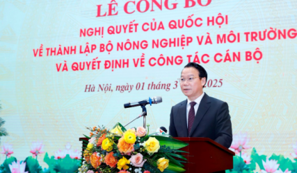 Bộ trưởng Đỗ Đức Duy nêu các nhiệm vụ trọng tâm cần triển khai của Bộ Nông nghiệp và Môi trường