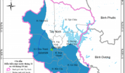 Bản Tin Dự Báo, Cảnh Báo Tài Nguyên Nước dưới đất các tỉnh thuộc Nam Bộ Tháng 12 Năm 2023