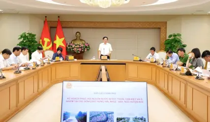 Phục hồi nguồn nước gắn với tạo lập không gian phát triển mới