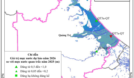 Bản Tin Cảnh Báo, Dự Báo Nguồn Nước Dưới Đất Lưu Vực Sông Thạch Hãn Năm 2026