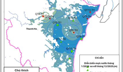 Bản Tin Cảnh Báo, Dự Báo Nguồn Nước Dưới Đất Tỉnh Thanh Hóa Tháng 02 Năm 2026