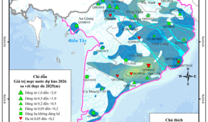 Bản Tin Cảnh Báo, Dự Báo Nguồn Nước Lưu Vực Sông Cửu Long Năm 2026