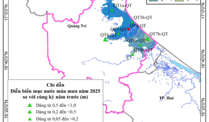 Bản Tin Cảnh Báo, Dự Báo Nguồn Nước Dưới Đất Lưu Vực Sông Thạch Hãn Mùa Khô Năm 2026