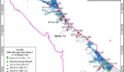 Bản Tin Cảnh Báo, Dự Báo Nguồn Nước Dưới Đất Tỉnh Quảng Trị Tháng 03 Năm 2026