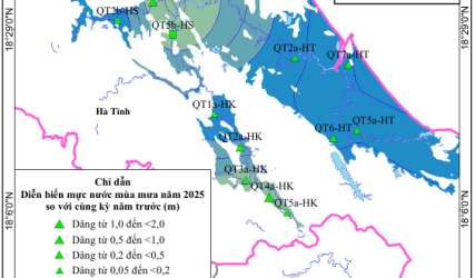 Bản Tin Cảnh Báo, Dự Báo Nguồn Nước Mặt Tỉnh Hà Tĩnh Mùa Khô Năm 2026
