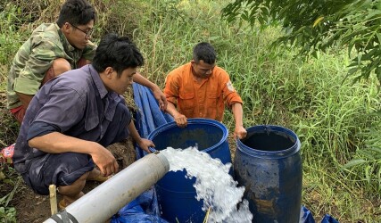 Điều tra, tìm kiếm nguồn nước tại vùng núi cao, vùng khan hiếm nước