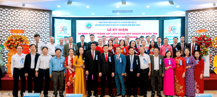 Lễ kỷ niệm 50 năm thành lập Liên đoàn Quy hoạch và Điều tra tài nguyên nước miền Trung: Dấu ấn nửa thế kỷ xây dựng và phát triển