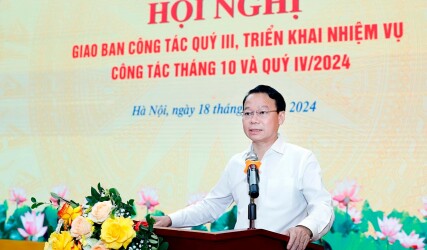 Bộ TN&MT tổ chức Hội nghị triển khai nhiệm vụ công tác Quý IV/2024