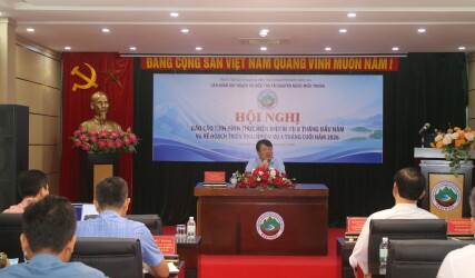 Tổng Giám đốc Trung tâm Quy hoạch và Điều tra tài nguyên nước quốc gia làm việc với Liên đoàn Quy hoạch và Điều tra tài nguyên nước miền Trung