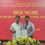 Trung tâm Quy hoạch và Điều tra tài nguyên nước quốc gia tổ chức Hội nghị công bố quyết định về công tác cán bộ