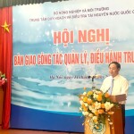 Hội nghị bàn giao công tác quản lý, điều hành Trung tâm Quy hoạch và Điều tra tài nguyên nước quốc gia